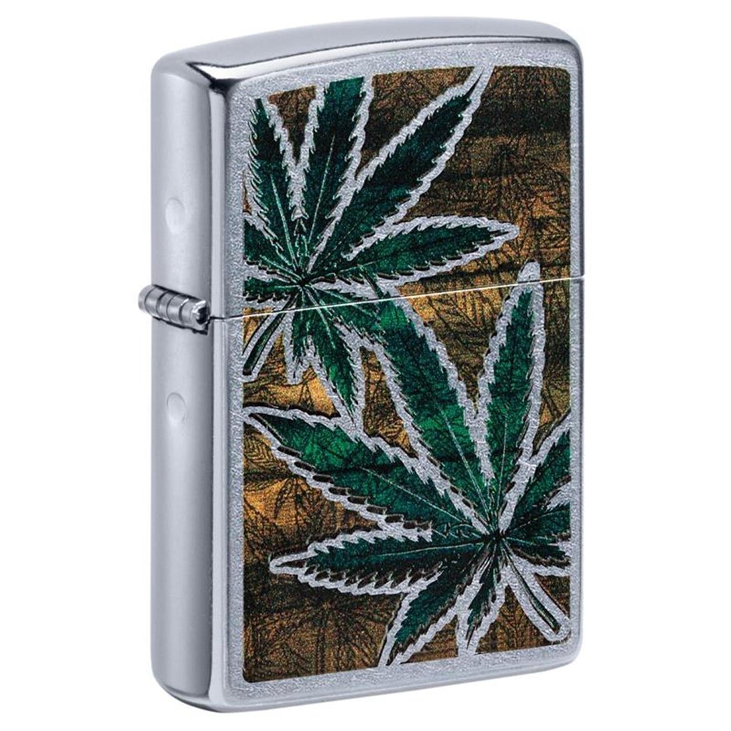 Zippo Benzinfeuerzeug 207 Cannabis Design Zippo